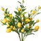 5PCS Artificial Lemon Branch Picks, Vivid Yellow Faux Lemons for Kitchen, Party, Farmhouse, Garden, Home Table Centerpieces, and Decorative Arrangements
